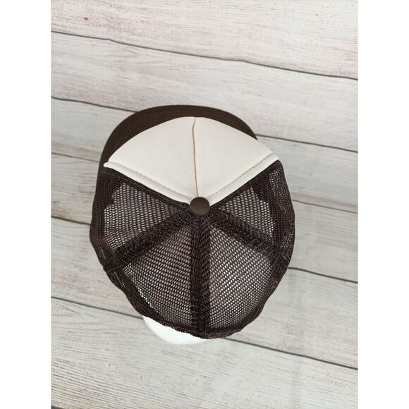 Vintage Hepner Trucking Trucker Baseball Hat Brown White - Picture 5 of 7